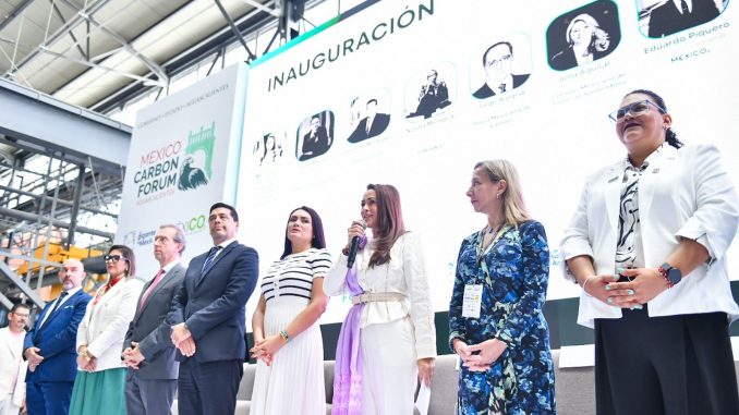 Tere Jiménez, inaugura el Mexico Carbon Forum 2026, uno de los encuentros ambientales y económicos más importantes de América Latina