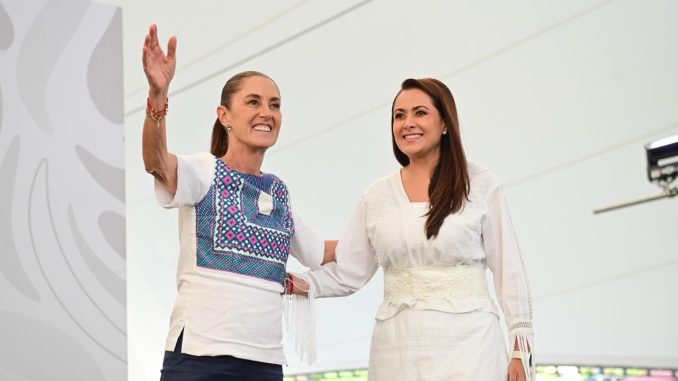 Tere Jiménez refirma coordinación con Claudia Sheinbaum durante la presentación de su Segundo Informe