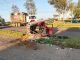 Policía Vial atiende choque contra poste en Av. Aguascalientes