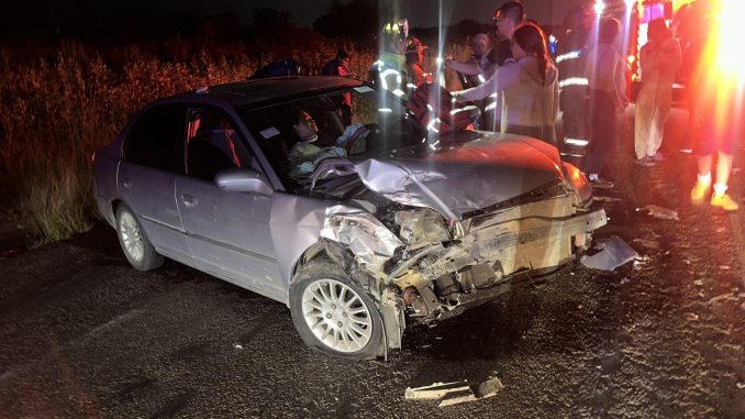 Policías Estatales de Carreteras intervienen accidente en la carretera estatal 60 que dejó saldo de una persona lesionada trasladada al hospital