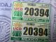 Policías del Mando Coordinado aseguran tres pares de placas de circulación apócrifas
