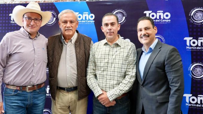 Toño Martín del Campo escucha al campo de Aguascalientes para construir propuestas desde el Senado
