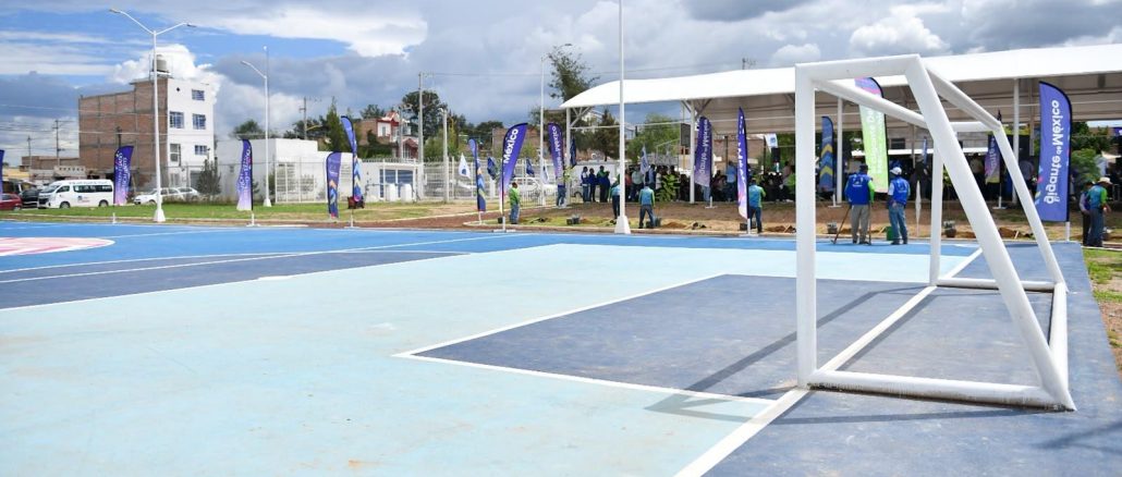 Niñas y Niños de Santa Isabel ya tienen un parque para jugar y divertirse; Tere Jiménez entrega nuevo espacio en Pabellón de Arteaga