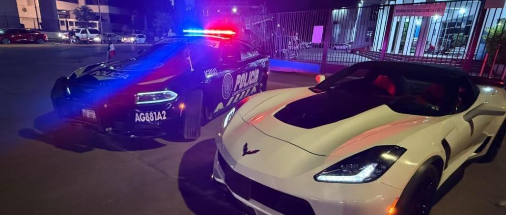 Policías Estatales recuperan un automóvil de la marca Chevrolet, que tenía reporte de robo en el Estado Americano de Texas