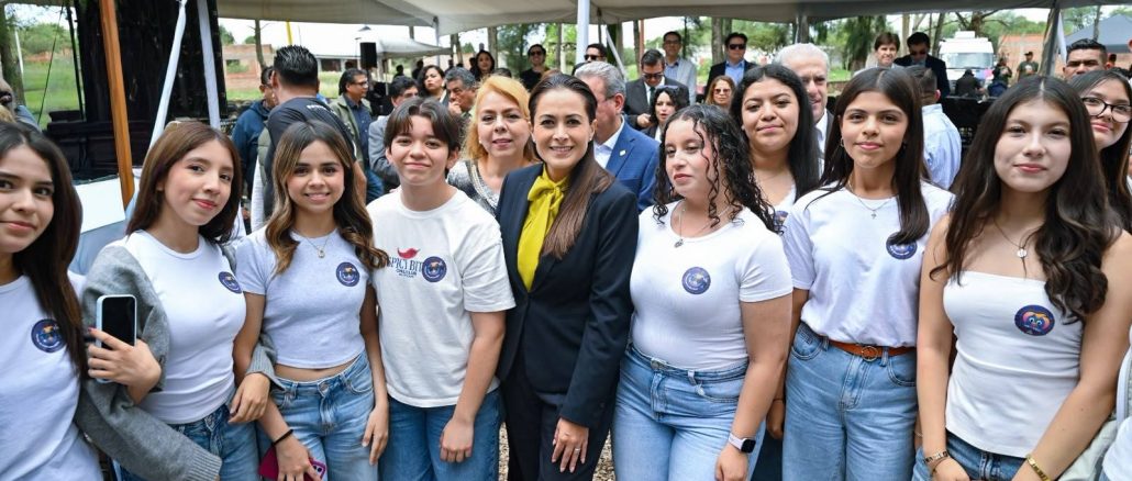 Tere Jiménez da inicio a la construcción del nuevo Bachillerato de la Universidad Autónoma de Aguascalientes en Villa Juárez