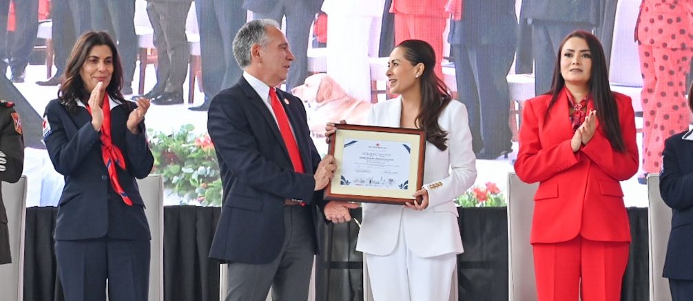 Más de 3 mil integrantes de la Cruz Roja Mexicana se reúnen en Aguascalientes; Tere Jiménez les da la Bienvenida