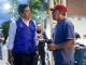 Recorre Leo Montañez calles del fraccionamiento Pirules