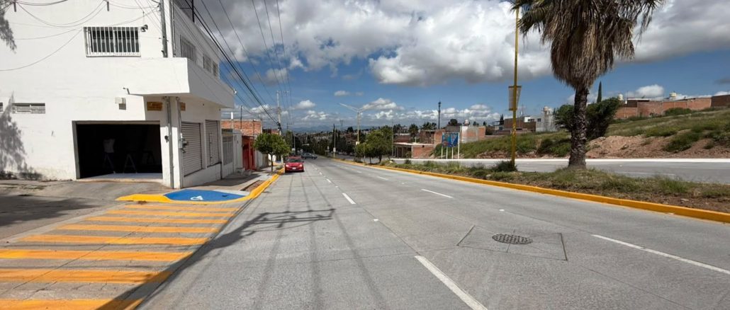 Concluye Municipio paviemnatción en Av. Mariano Hidalgo para una mejor movilidad vial