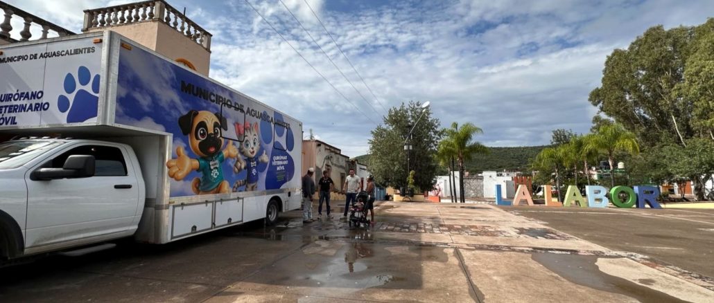 Quirófano Veterinario Móvil del Municipio de Aguascalientes visitará Ojocaliente, Calvillo