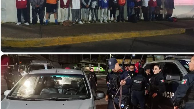Policía Municipal del Destacamento Morelos y Grupo K9 detienen a 17 personas por faltas administrativas