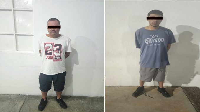 Asegura Policía Municipal a dos sujetos por su probable participación en asalto a conductor de vehículo plataforma