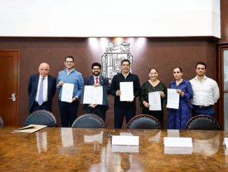Encabeza Leo Montañez firma de Escrituras a favor del desarrollo ordenado y mejor equipamiento urbano