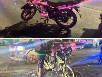 Policía Vial atiende choque múltiple en Av. Siglo XXI, en Municipio Libre