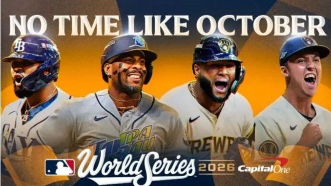 Cerveceros de Milwaukee y Rays de Tampa Bay van por su primera Serie Mundial