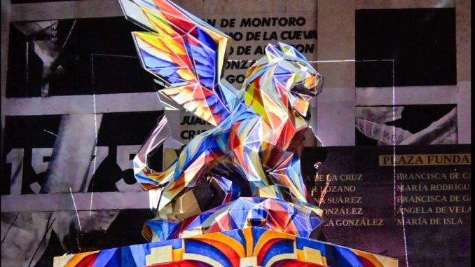 Honra Municipio a fundadoras y fundadores de la ciudad con la escultura de «León Alado»
