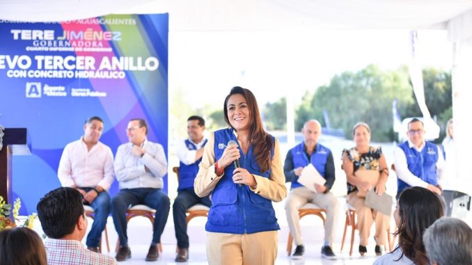 Avanza modernización del nuevo Tercer Anillo con concreto hidráulico