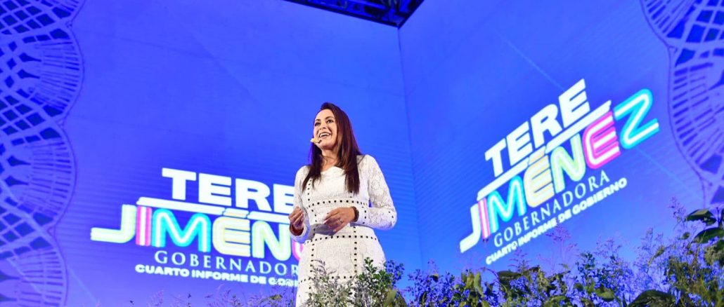 "Aguascalientes avanza con rumbo, trabajo y resultados": Tere Jiménez presenta su Cuarto Informe de Gobierno