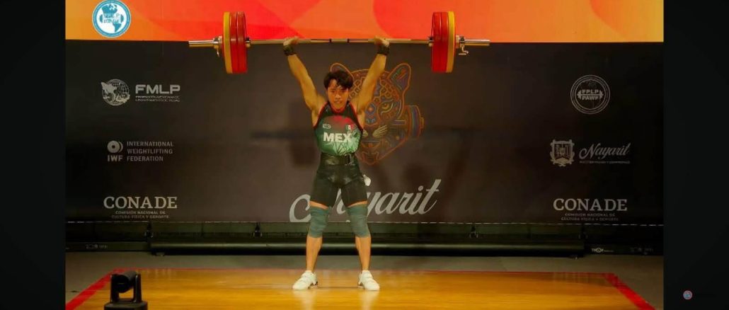 Jonathan Muñoz se corona en el Panamericano Junior de Halterofilia