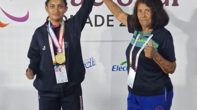Allison Gutiérrez conquista el Oro en los 100 metros de la Paralimpiada Nacional