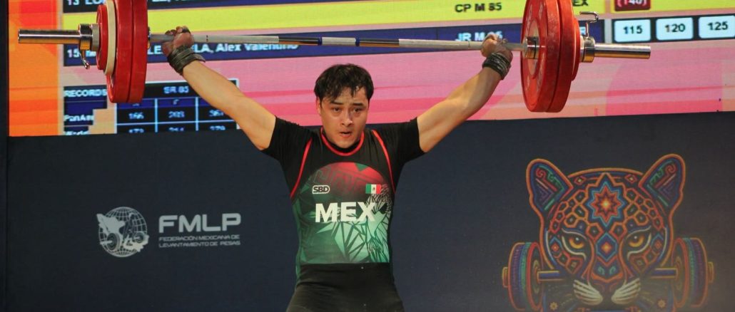 Juniel Muñoz conquistó tres medallas en el Campeonato Panamericano de Levantamiento de Pesas