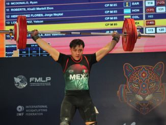 Juniel Muñoz conquistó tres medallas en el Campeonato Panamericano de Levantamiento de Pesas