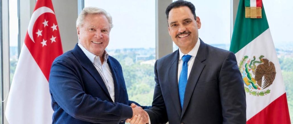 Senador Toño Martín del Campo busca fortalecer el comercio entre Aguascalientes y Singapur