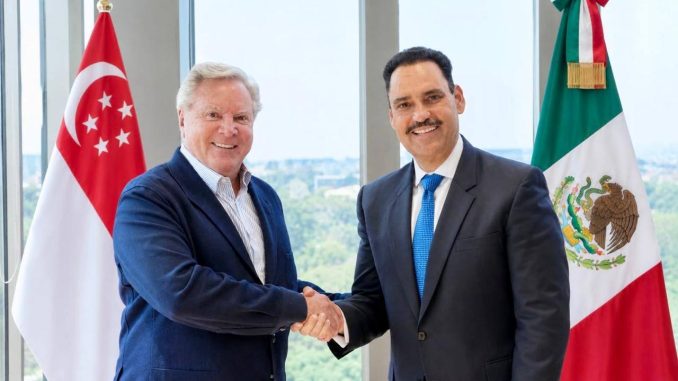 Senador Toño Martín del Campo busca fortalecer el comercio entre Aguascalientes y Singapur
