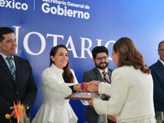 Reconoce Tere Jiménez trayectoria y compromiso de las y los Notarios de Aguascalientes
