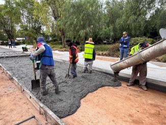 Avanza Municipio de Aguascalientes con la pavimentación de concreto hidráulico en la Av. Ayuntamiento